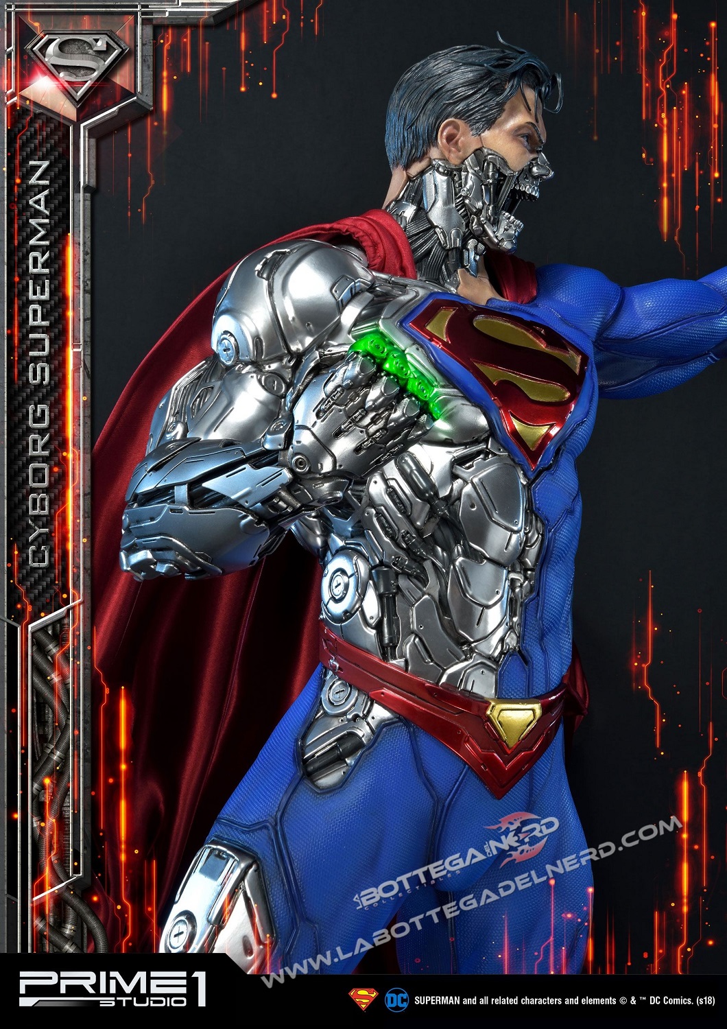 DC Comics - Statua 1/3 Cyborg Superman 93cm - immagine 5