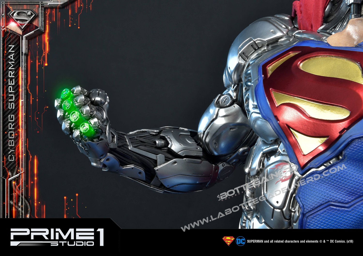 DC Comics - Statua 1/3 Cyborg Superman 93cm - immagine 3