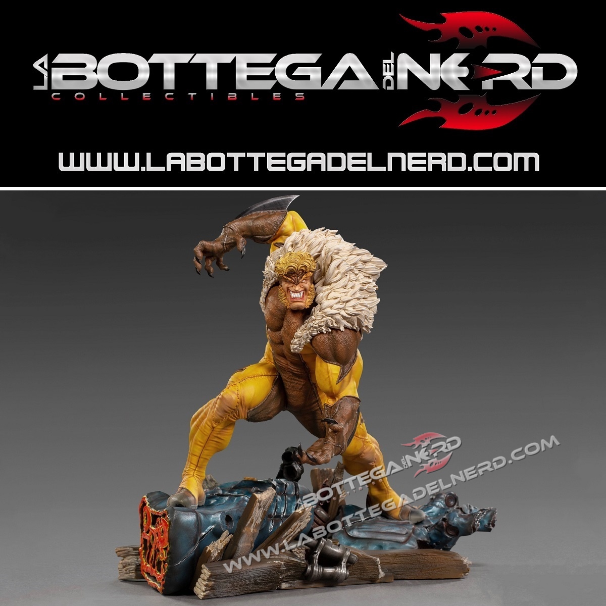 Marvel Comics - BDS Art Scale Statua 1/10 Sabretooth 21cm