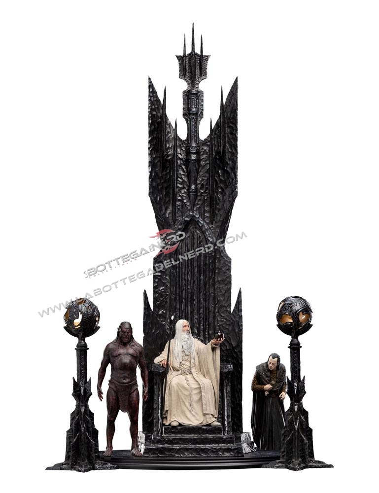 The Lord of the Rings - Statue 1/6 Saruman the White on Throne 110cm - immagine 4