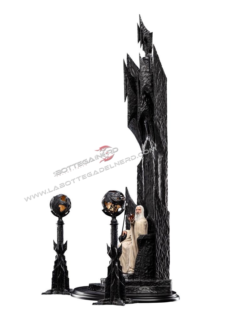 The Lord of the Rings - Statue 1/6 Saruman the White on Throne 110cm - immagine 3