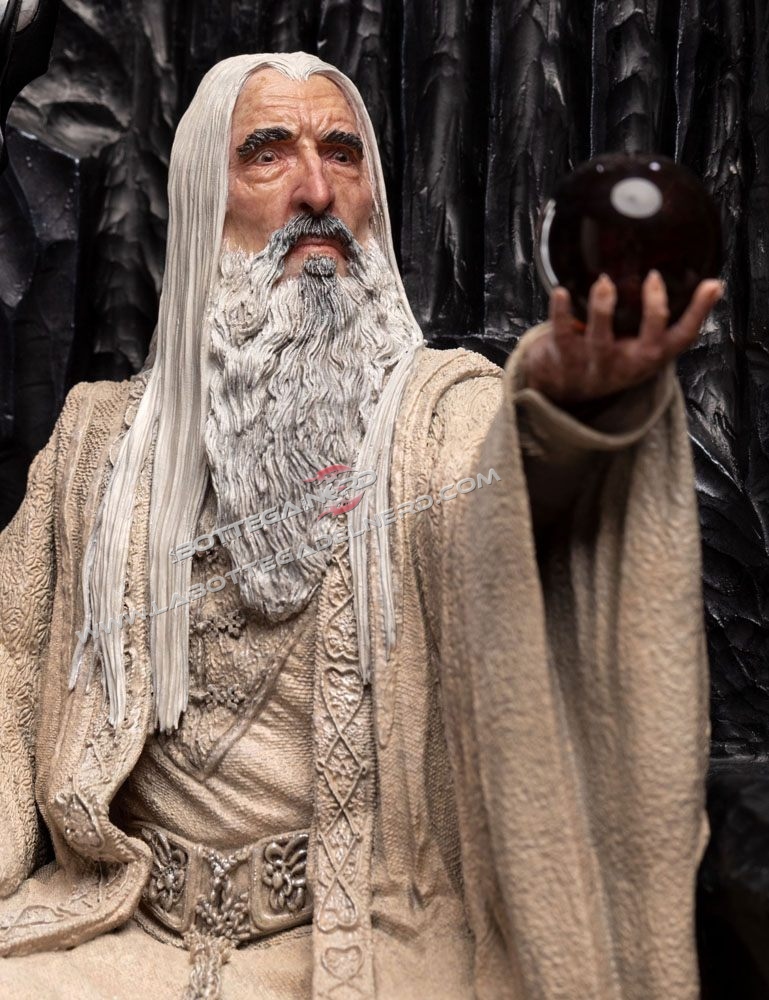 The Lord of the Rings - Statue 1/6 Saruman the White on Throne 110cm - immagine 6