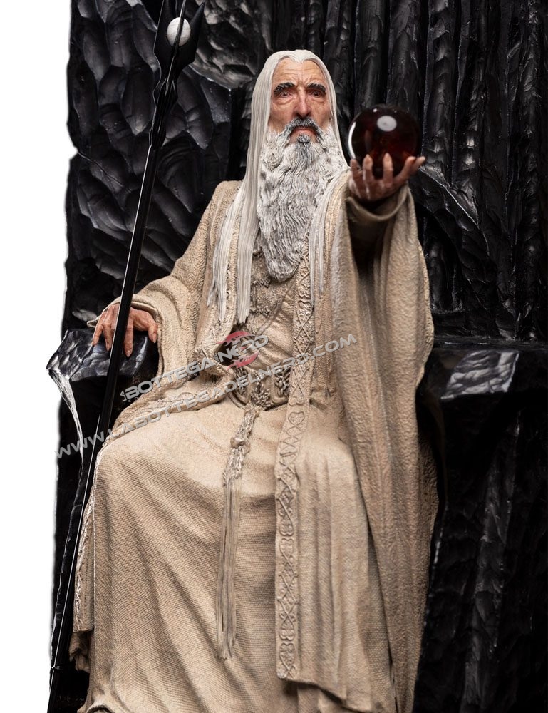 The Lord of the Rings - Statue 1/6 Saruman the White on Throne 110cm - immagine 5