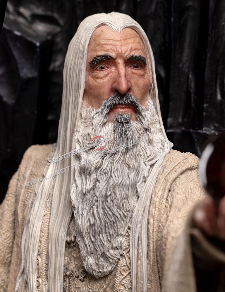 The Lord of the Rings - Statue 1/6 Saruman the White on Throne 110cm - immagine 9