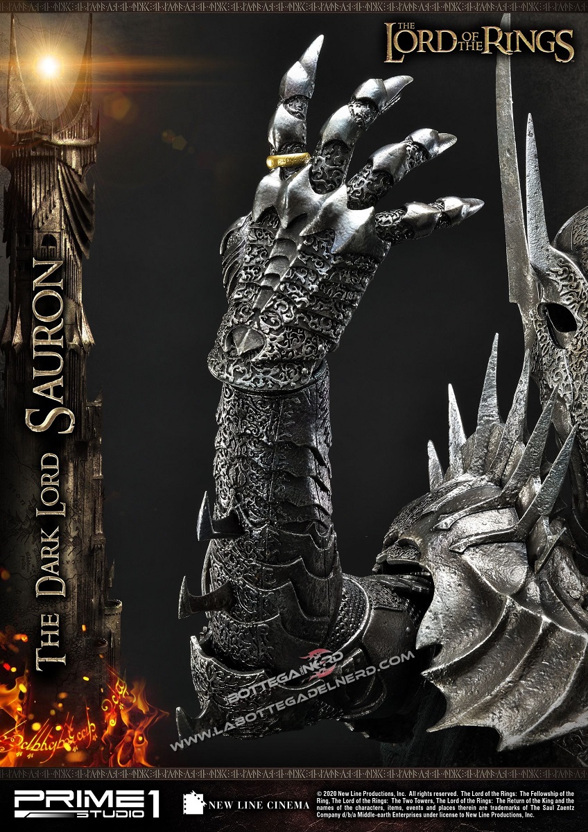 Lord of the Rings - Statua 1/4 The Dark Lord Sauron 109cm - immagine 7
