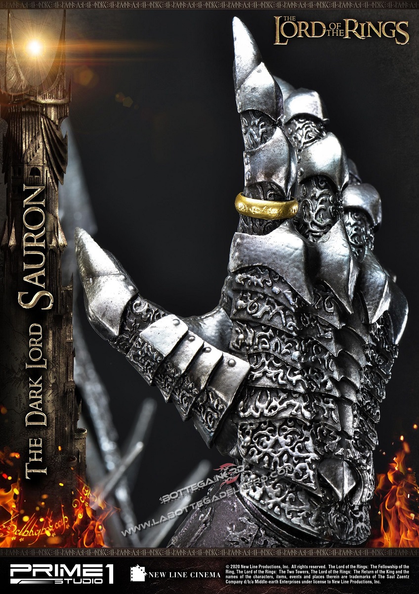 Lord of the Rings - Statua 1/4 The Dark Lord Sauron 109cm - immagine 8