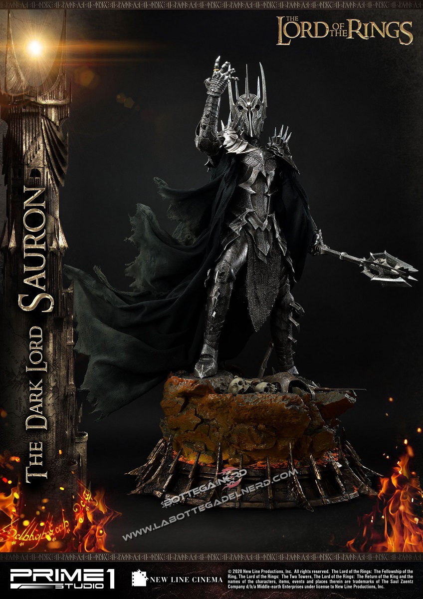 Lord of the Rings - Statua 1/4 The Dark Lord Sauron 109cm - immagine 2