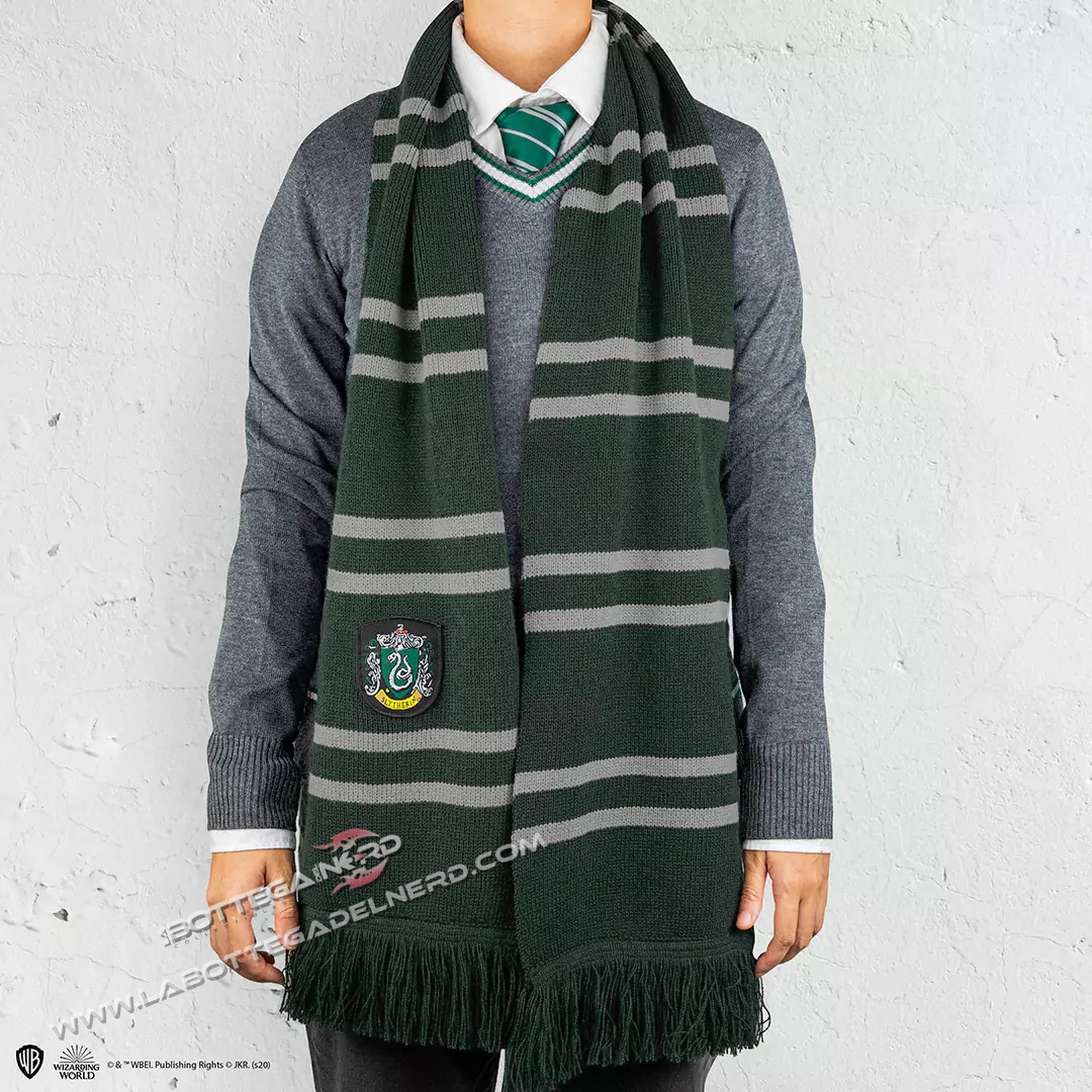 Harry Potter - Sciarpa grande ufficiale Serpeverde 190cm - immagine 4