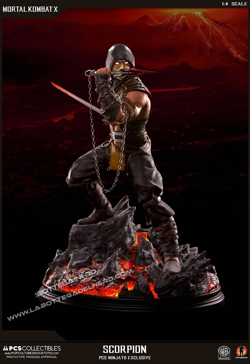 Mortal Kombat X - Statua Scorpion Exclusive 54cm - immagine 4