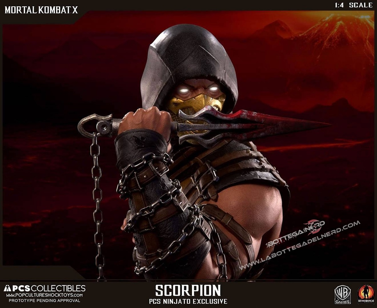 Mortal Kombat X - Statua Scorpion Exclusive 54cm - immagine 6