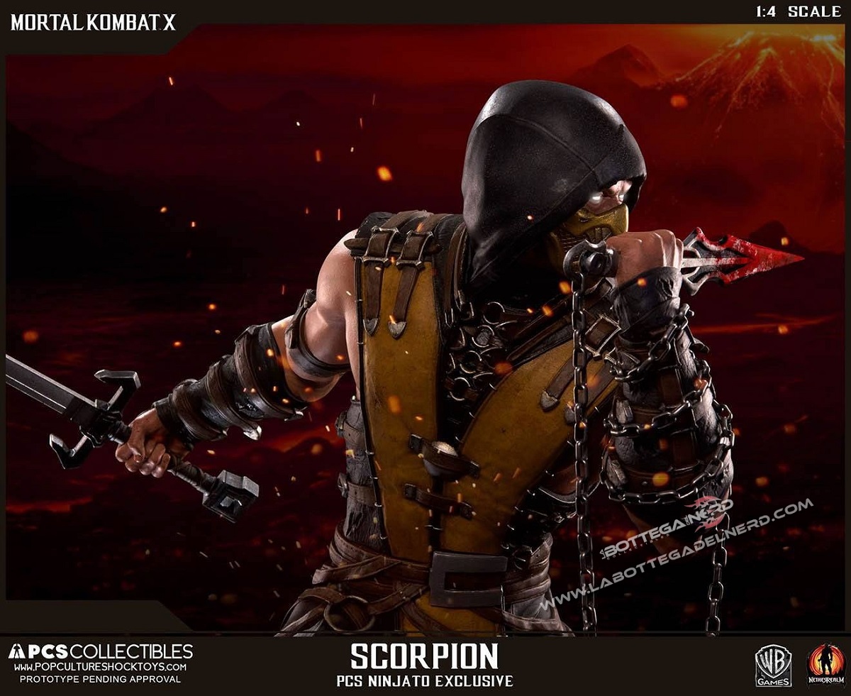 Mortal Kombat X - Statua Scorpion Exclusive 54cm - immagine 5