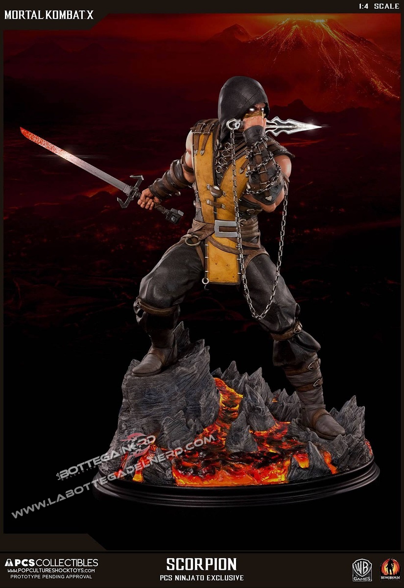 Mortal Kombat X - Statua Scorpion Exclusive 54cm - immagine 3