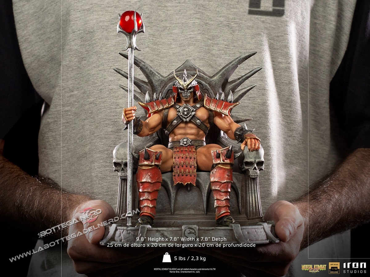 Mortal Kombat - Deluxe BDS Statua 1/10 Shao Kahn 25cm - immagine 9