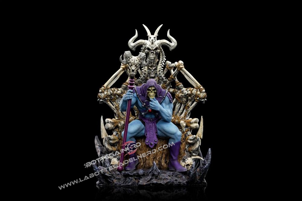 Masters of the Universe - Statue 1/10 Skeletor on Throne Deluxe 29cm - immagine 2