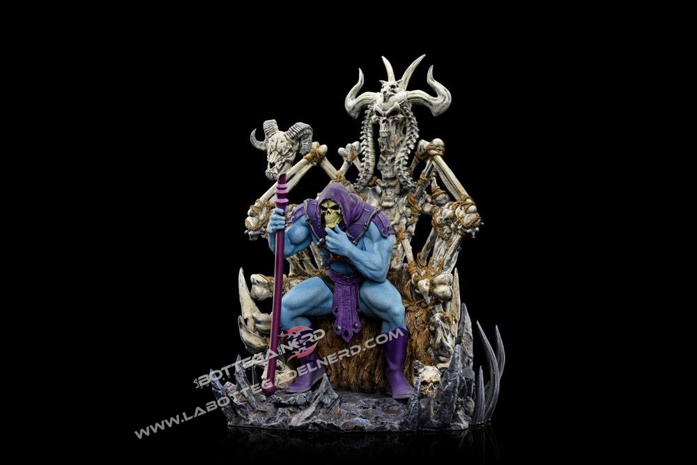 Masters of the Universe - Statue 1/10 Skeletor on Throne Deluxe 29cm - immagine 5