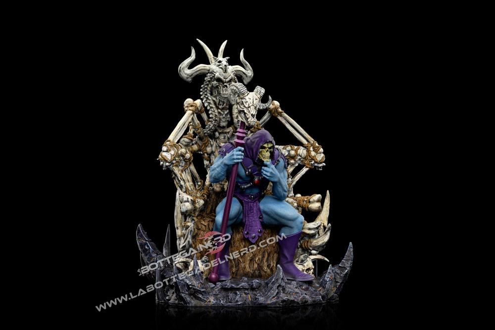 Masters of the Universe - Statue 1/10 Skeletor on Throne Deluxe 29cm - immagine 4