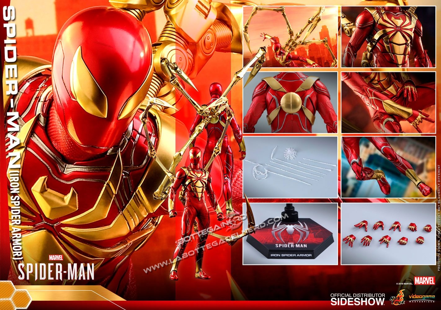 Marvel's Spider-Man - Video Game 1/6 (Iron Spider Armor) 30cm - immagine 7