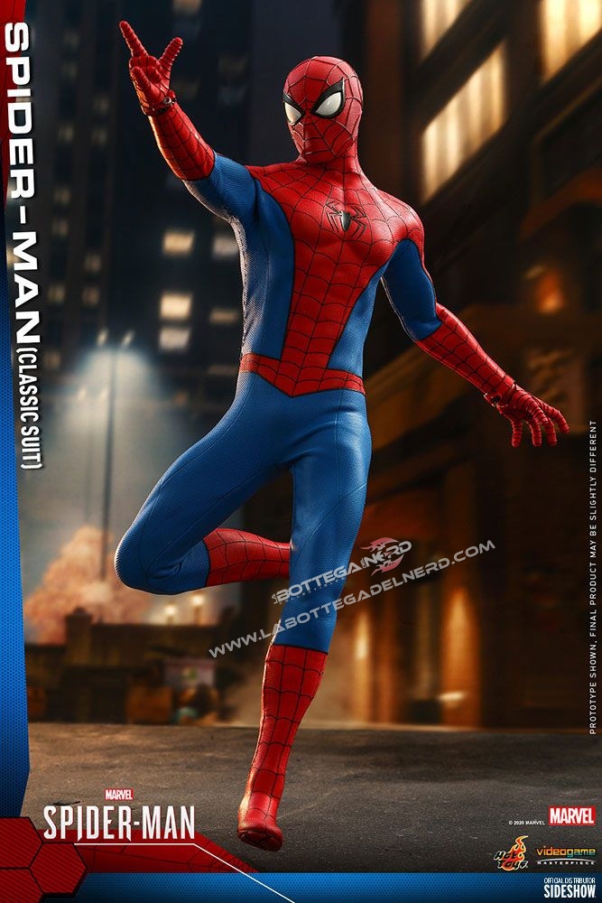 Spider-Man Video Game - Action Figure 1/6 Spider-Man Classic Suit 30cm - immagine 6