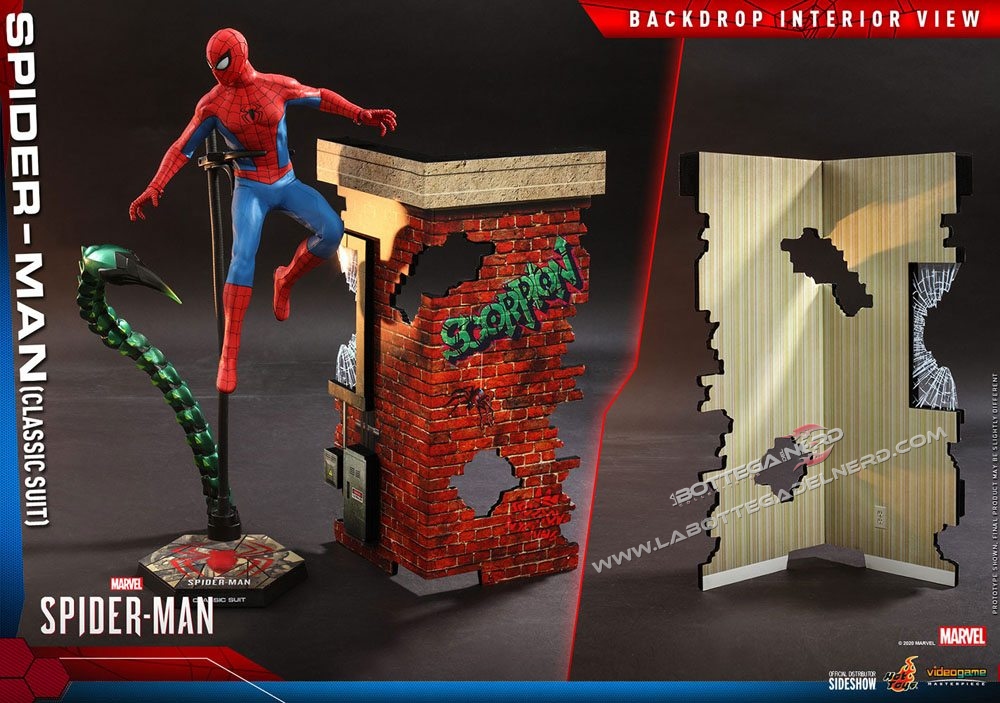 Spider-Man Video Game - Action Figure 1/6 Spider-Man Classic Suit 30cm - immagine 7