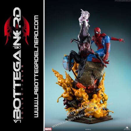 Marvel - Statua Queen Studios Spider-Verse Trio 75cm