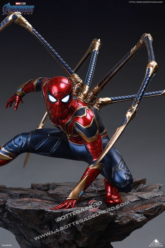 Marvel - Statua Queen Studios Iron Spider-Man Deluxe 51cm - immagine 9