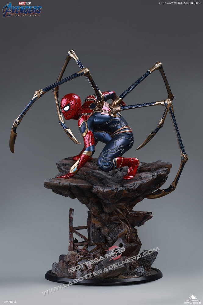 Marvel - Statua Queen Studios Iron Spider-Man Deluxe 51cm - immagine 10