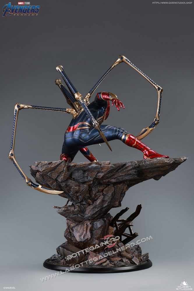 Marvel - Statua Queen Studios Iron Spider-Man Deluxe 51cm - immagine 13