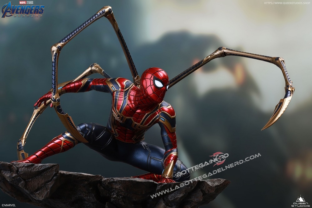 Marvel - Statua Queen Studios Iron Spider-Man Deluxe 51cm - immagine 11