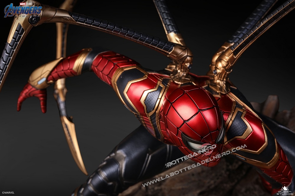 Marvel - Statua Queen Studios Iron Spider-Man Deluxe 51cm - immagine 14