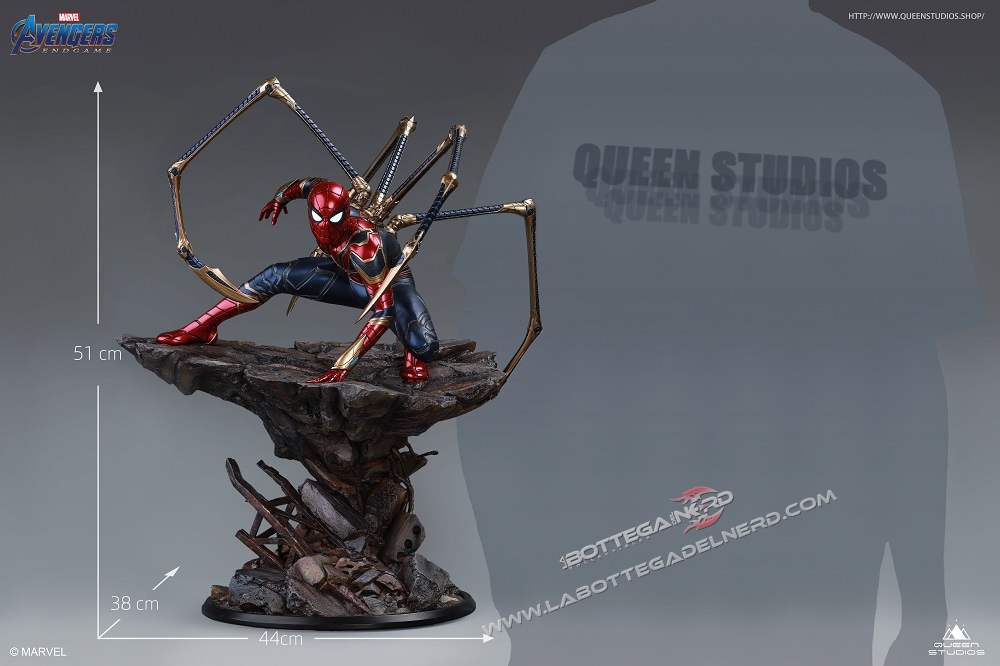 Marvel - Statua Queen Studios Iron Spider-Man Deluxe 51cm - immagine 15