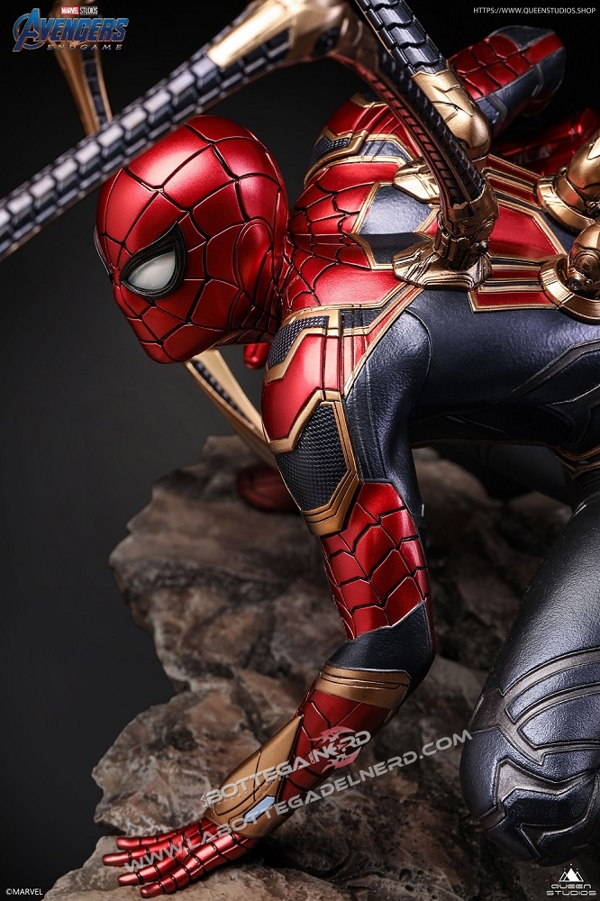 Marvel - Statua Queen Studios Iron Spider-Man Deluxe 51cm - immagine 8
