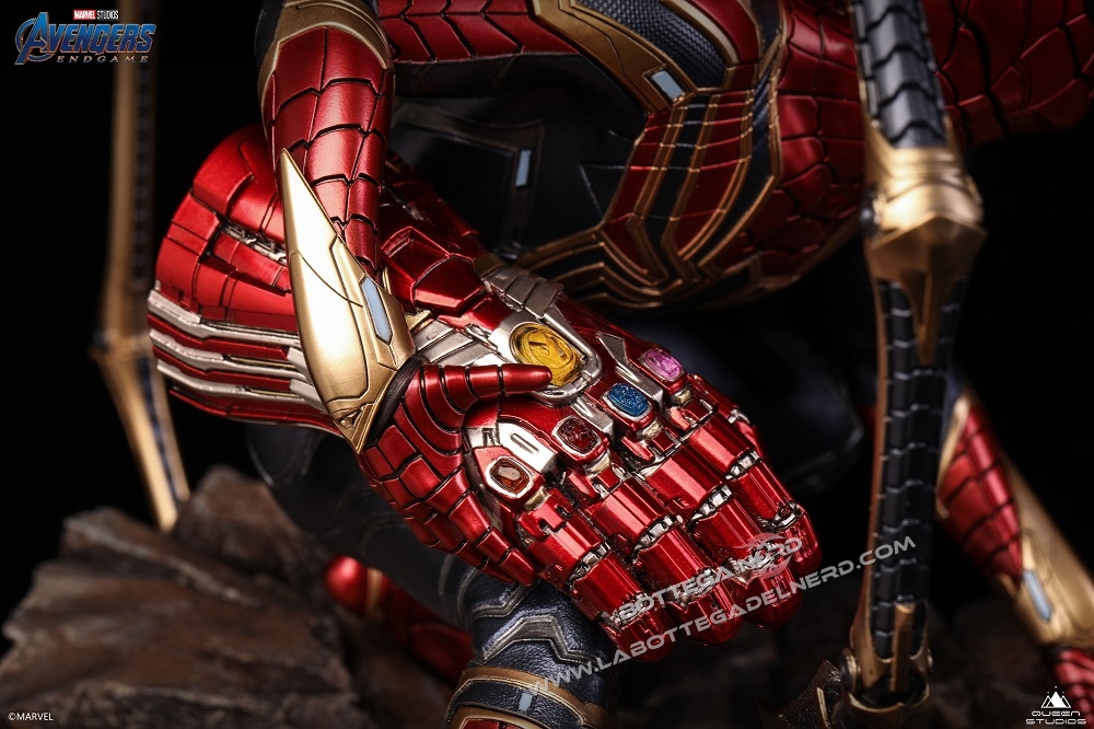Marvel - Statua Queen Studios Iron Spider-Man Deluxe 51cm - immagine 6