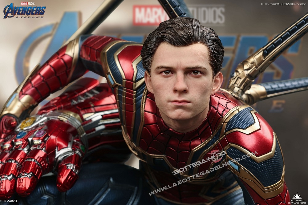 Marvel - Statua Queen Studios Iron Spider-Man Deluxe 51cm - immagine 2