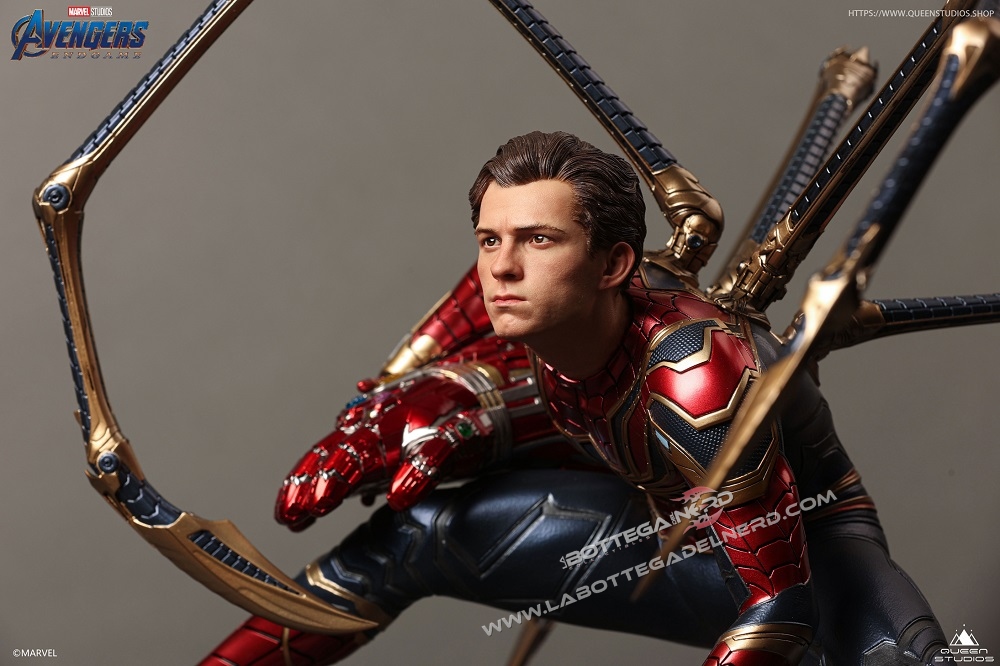 Marvel - Statua Queen Studios Iron Spider-Man Deluxe 51cm - immagine 3