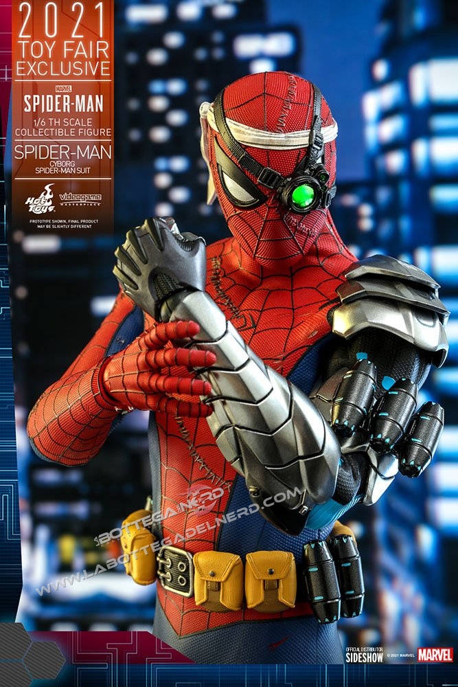 Spider-Man Videogame - Action Figure Cyborg Spider-Man Toy Fair 30cm - immagine 3