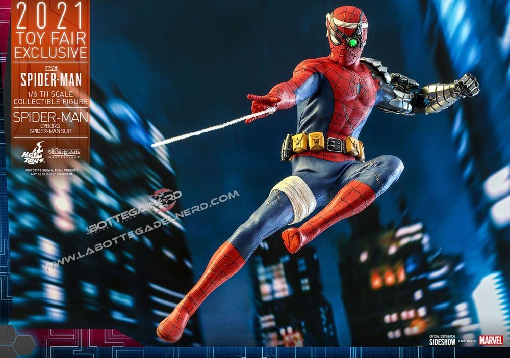 Spider-Man Videogame - Action Figure Cyborg Spider-Man Toy Fair 30cm - immagine 7