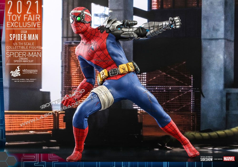 Spider-Man Videogame - Action Figure Cyborg Spider-Man Toy Fair 30cm - immagine 6