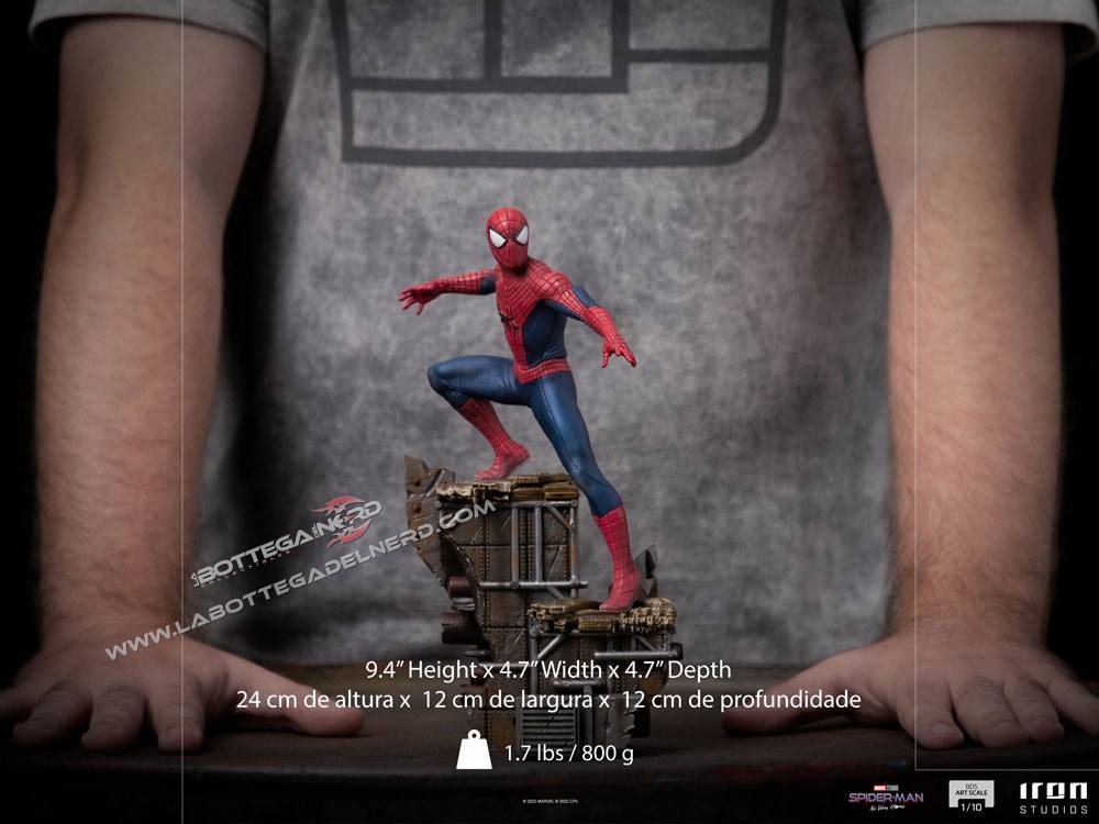 Spider-Man: No Way Home - Statue 1/10 Spider-Man #3 Peter 24cm - immagine 8