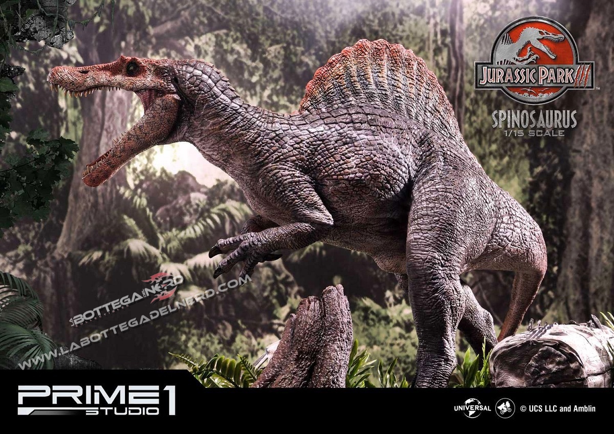 Jurassic Park 3 - Statua 1/15 Spinosaurus Bonus Version 79cm - immagine 7