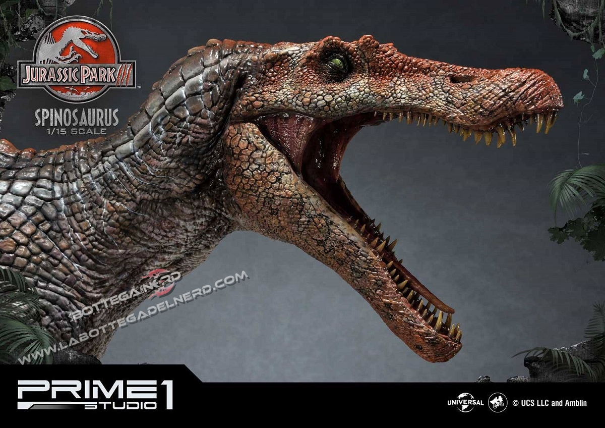 Jurassic Park 3 - Statua 1/15 Spinosaurus Bonus Version 79cm - immagine 2