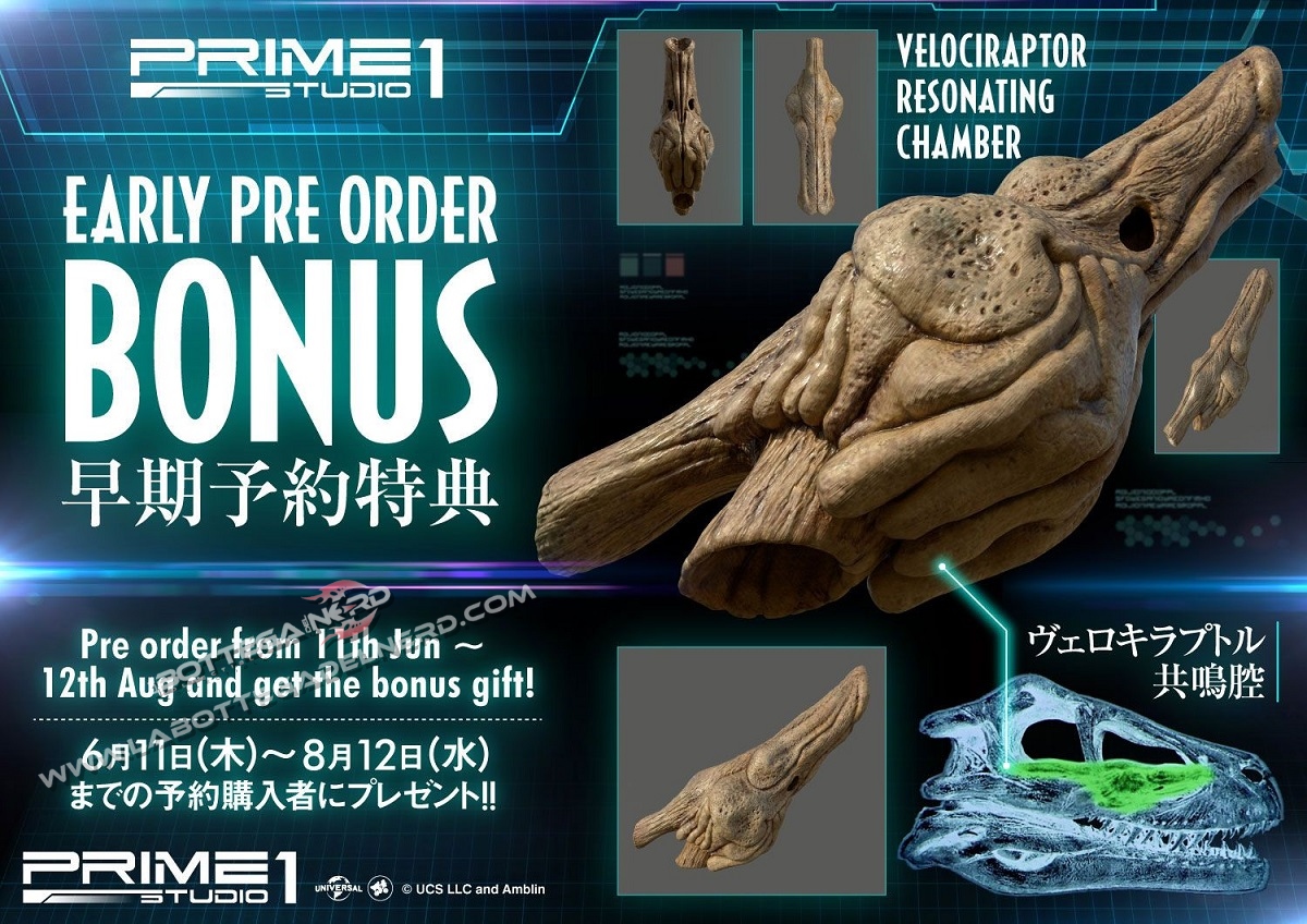 Jurassic Park 3 - Statua 1/15 Spinosaurus Bonus Version 79cm - immagine 9