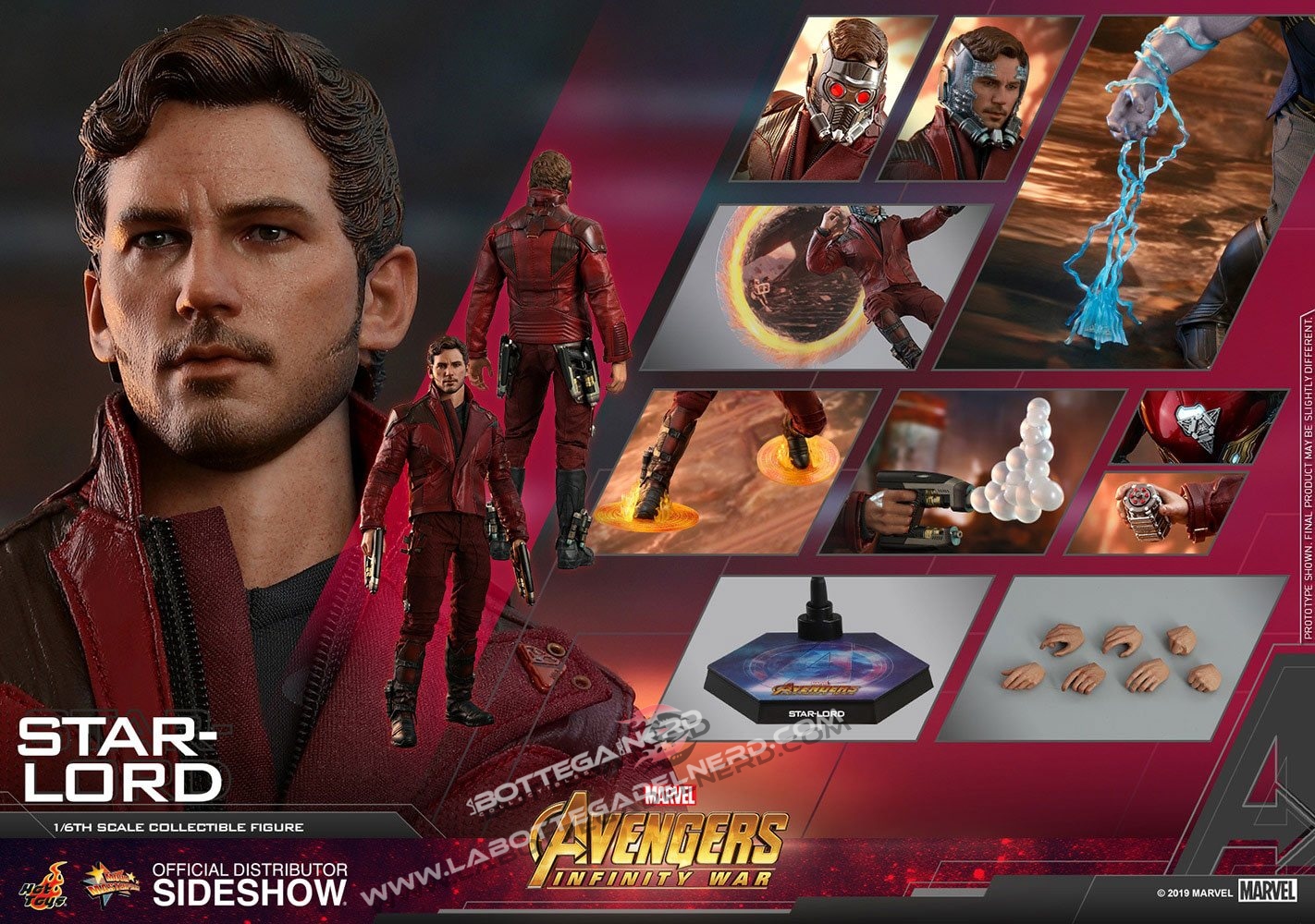 Avengers: Infinity War - Action Figure 1/6 Star-Lord 31cm - immagine 8