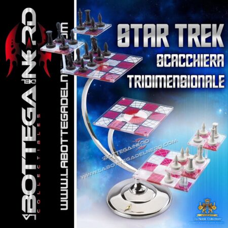 Star Trek - Chess Set Scacchiera 3D Star Trek Classic series