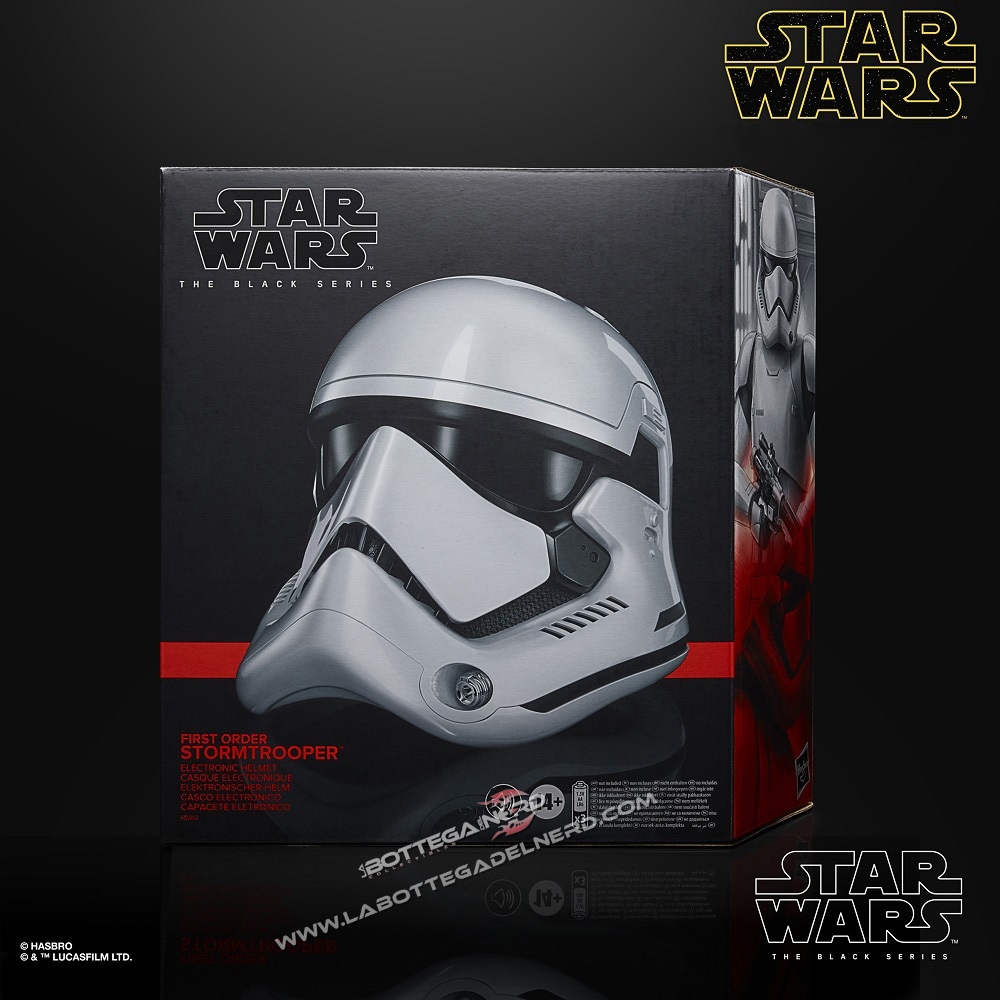 STAR WARS - Black Series First Order Stormtrooper Electronic Helmet - immagine 6