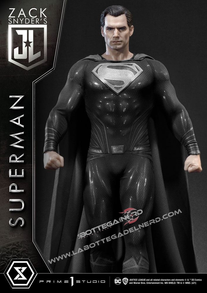 Zack Snyder’s Justice League - Statue Superman Black Suit Edition 84cm - immagine 2