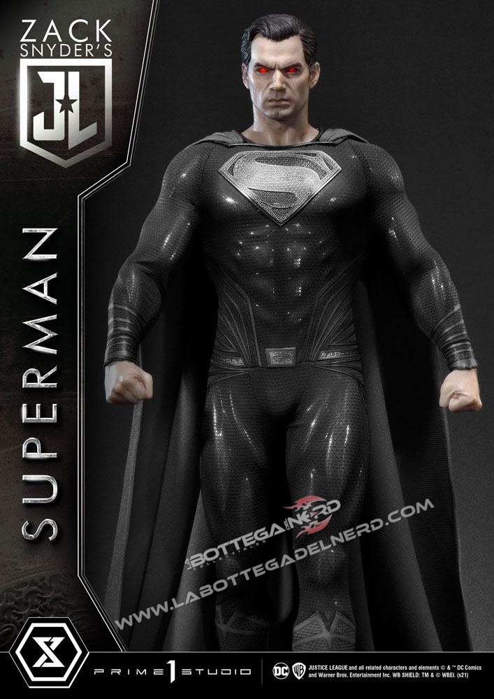 Zack Snyder’s Justice League - Statue Superman Black Suit Edition 84cm - immagine 4