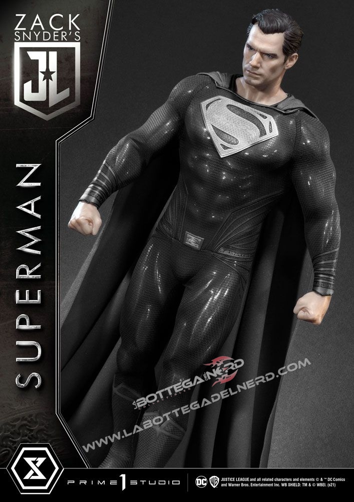 Zack Snyder’s Justice League - Statue Superman Black Suit Edition 84cm - immagine 3