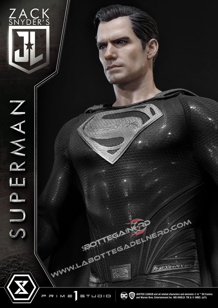 Zack Snyder’s Justice League - Statue Superman Black Suit Edition 84cm - immagine 5