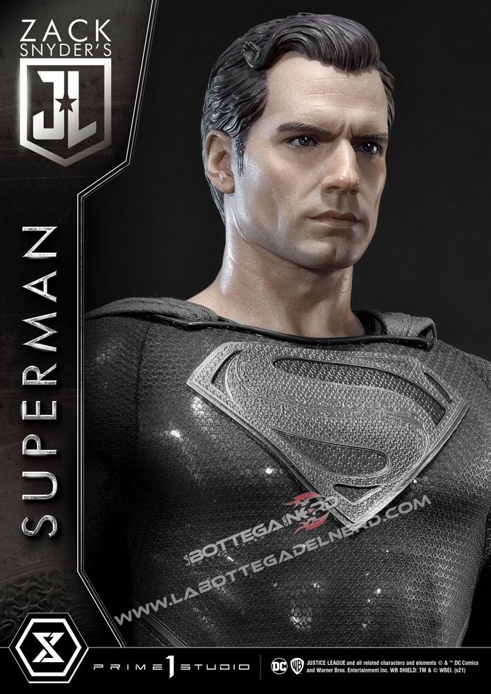 Zack Snyder’s Justice League - Statue Superman Black Suit Edition 84cm - immagine 6
