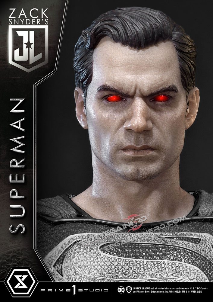 Zack Snyder’s Justice League - Statue Superman Black Suit Edition 84cm - immagine 8